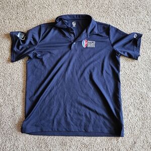 Men's Navy Blue Casual Button Down Shirt